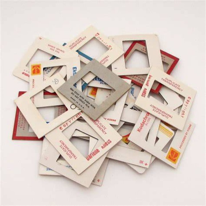 25 Photo Slide Frames Cardboard Frames 35mm slides frames