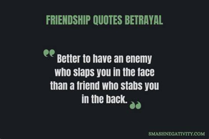 40 Friendship Betrayal Quotes And Sayings Events Greetings