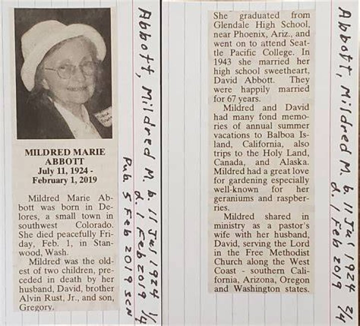 Actor`s page Mildred Marie Langford, 23 July 1980, Alexandria, Virginia