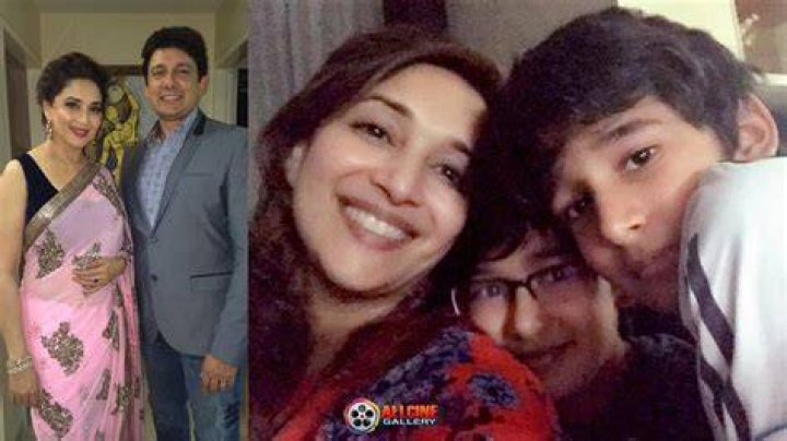Actress Madhuri Dixit Family Photos with Husband, Sons Madhuri Dixit