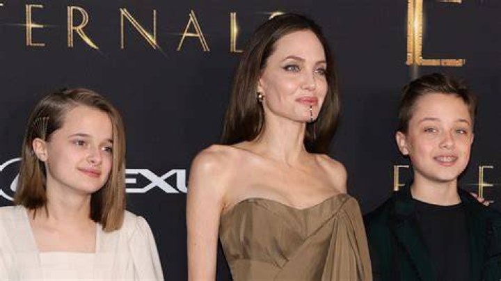 Angelina Jolie With Twins Vivienne & Knox Photos Hollywood Life