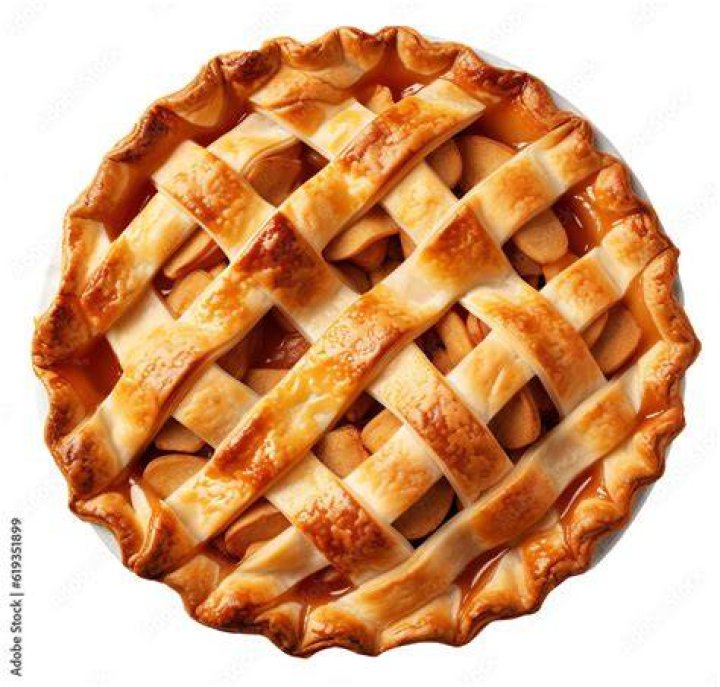 Apple pie, top view stock photo. Image of dish, meal 66008940