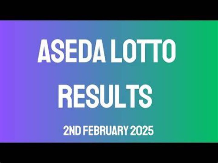 ASEDA LOTTO WIN RESULTS YouTube