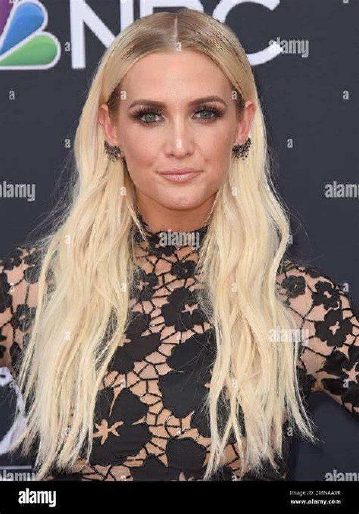 Ashlee Simpson's Red Long Hairstyle Long hair styles, Red hair color