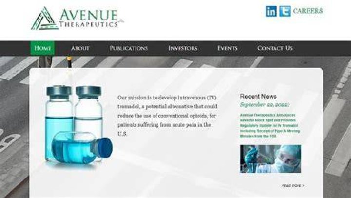 Avenue Therapeutics (NASDAQATXI) CEO and President Lucy Lu, M.D., has
