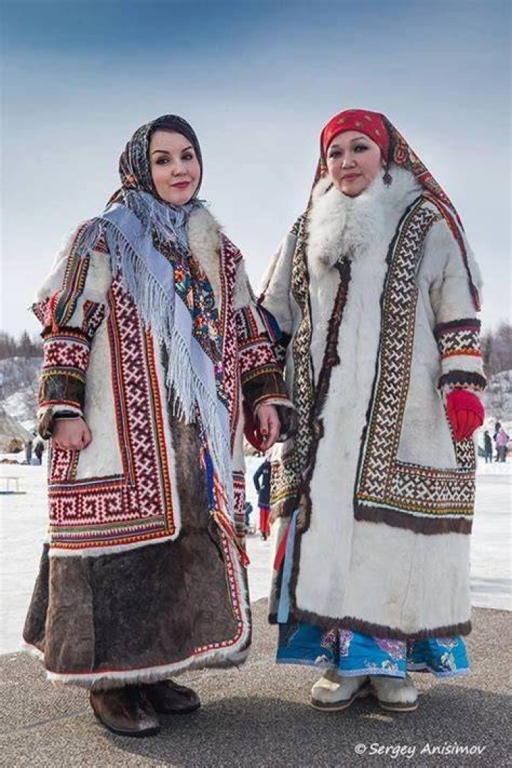 Beauties of Yamal, by Sergey Anisimov Samoyedic peoples, Women