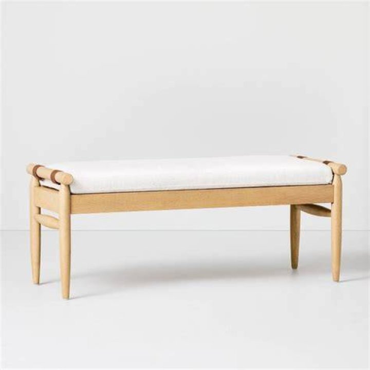 Best Bench Hearth & Hand with Magnolia Wood Ladder Back Bench Best