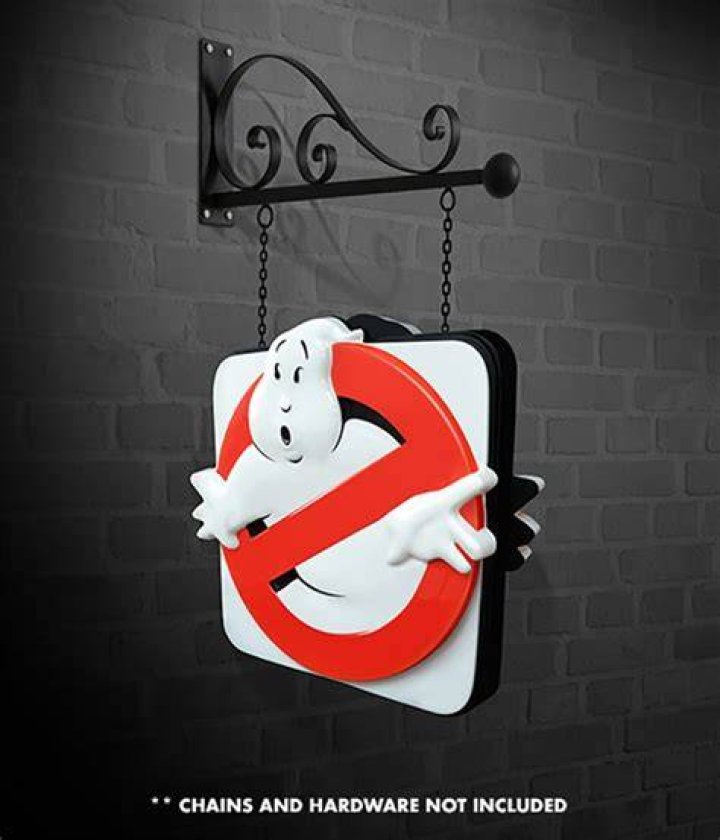 Cool Stuff Hang The Official 'Ghostbusters' Firehouse Sign Replica