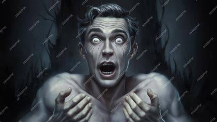 Crazy Desperate Goodlooking Man Being Shocked Looking at Camera with