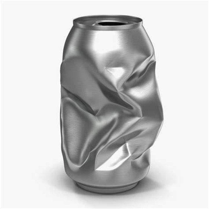 Crushed Tin Can 3D Model 19 .max .fbx .obj .3ds Free3D