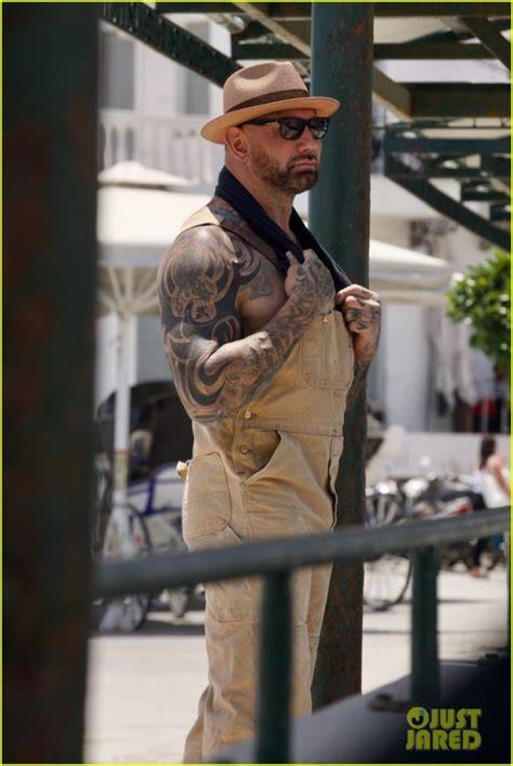Dave Bautista Arrives in Greece to Start Filming 'Knives Out 2' Photo