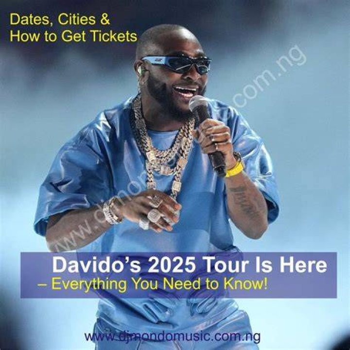 Davido Tickets Davido Tour Dates 2024 and Concert Tickets viagogo
