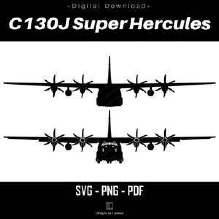 Discover The Enigmatic Silhouette Of The C-130J Hercules