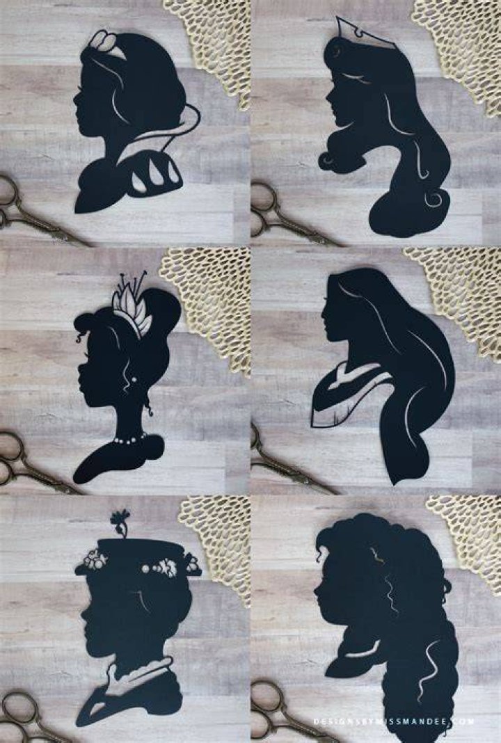 Disney Princess Silhouettes v.3 Designs By Miss Mandee