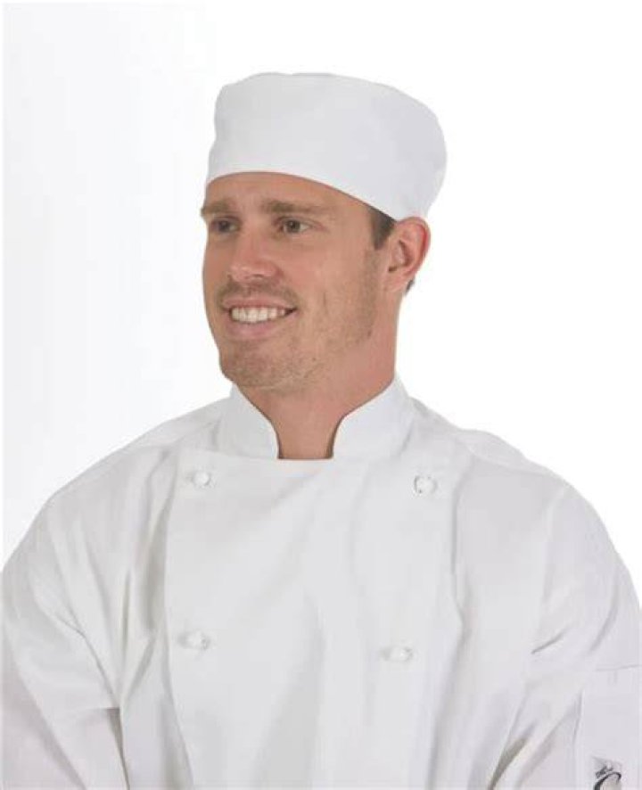 DNC CHEFS HAT CoolBreeze Flat Top Hat With Air Flow Mesh Upper