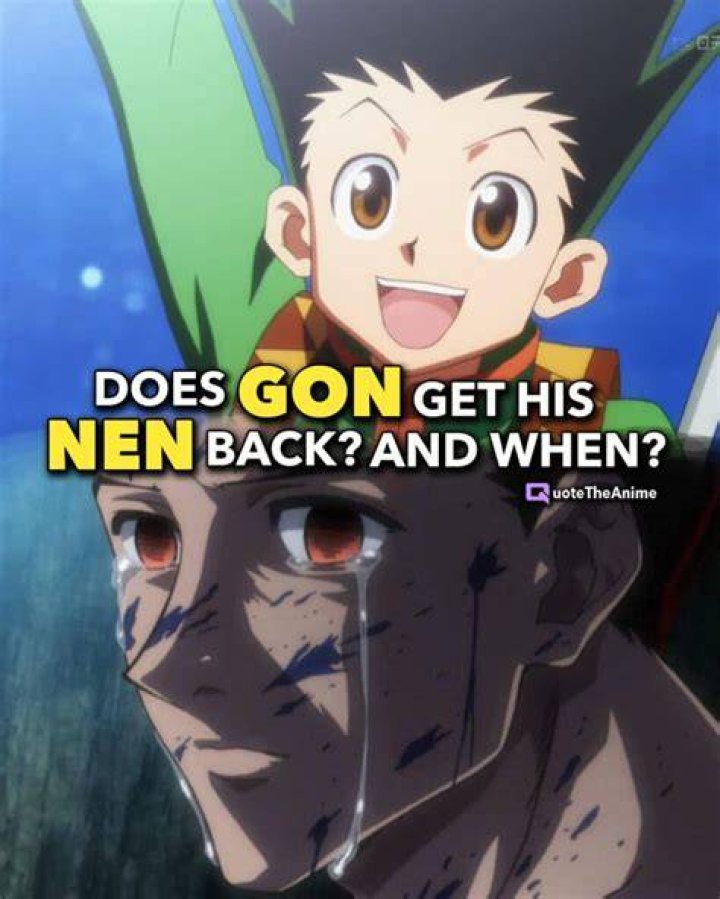 Does Gon Get His Nen Back In Hunter?