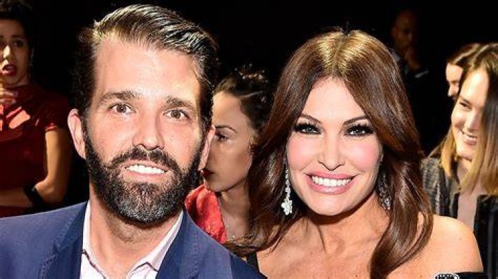 Donald Trump Jr and Kimberly Guilfoyle step out in style as they sit
