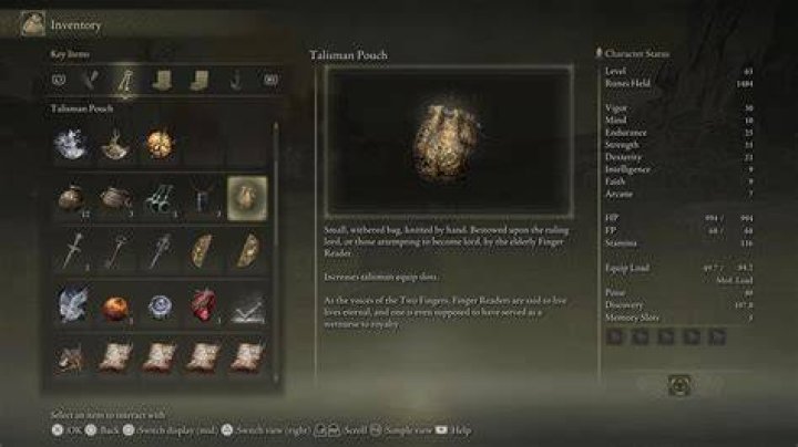 Elden Ring Guide Talisman Pouch Locations
