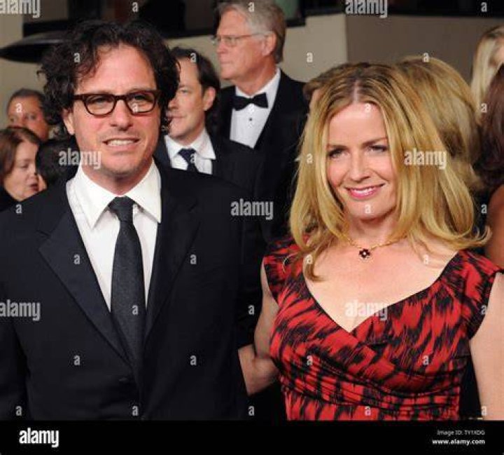 Elisabeth Shue and her director husband Davis Guggenheim arrive at at