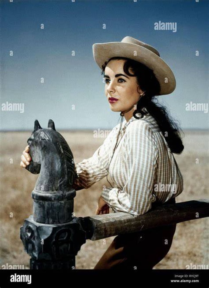 Elizabeth Taylor en &ldquo;Gigante&rdquo; (Giant), 1956 Burton And Taylor, Taylor