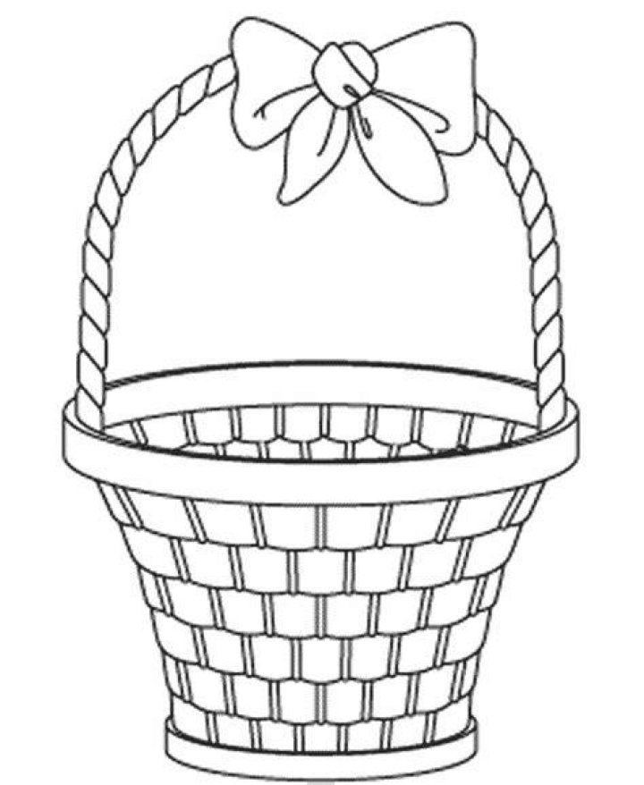 Empty Easter Basket & coloring book. 6000+ coloring pages.