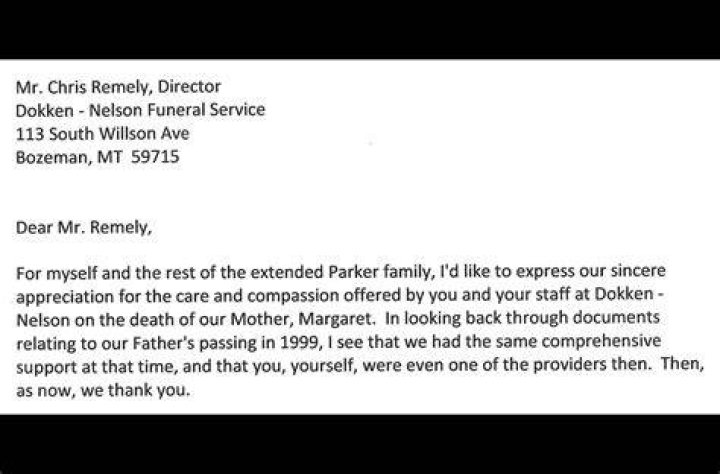 Family Feedback DokkenNelson Funeral Service