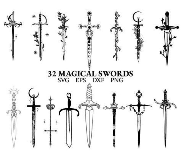 Fantasy Dagger 1 Free Svg vrogue.co