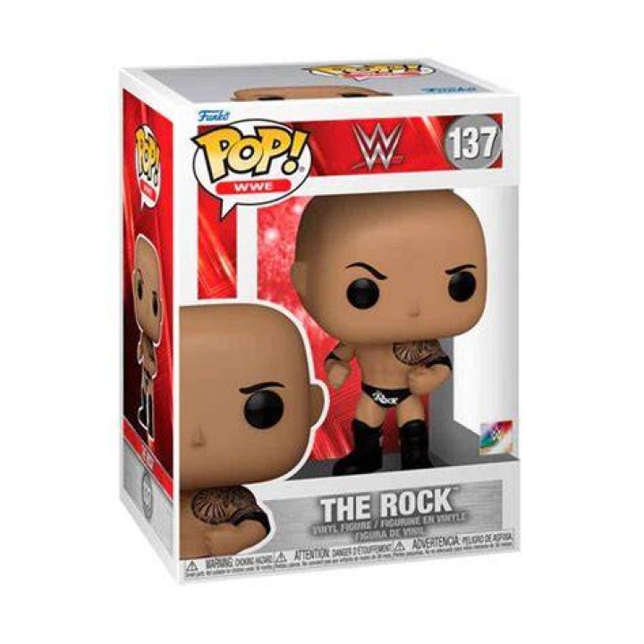 Funko POP WWE: The Rock #137 WWE LEGENDS Series Wrestlemania Mint Ships Now picture