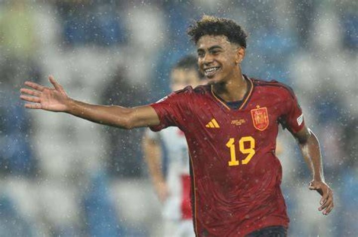 Historymaker! Barcelona teen Lamine Yamal Spain's youngest
