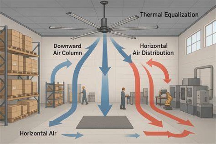 How do HVLS Fans Improve Productivity in Industrial Facilities Marley