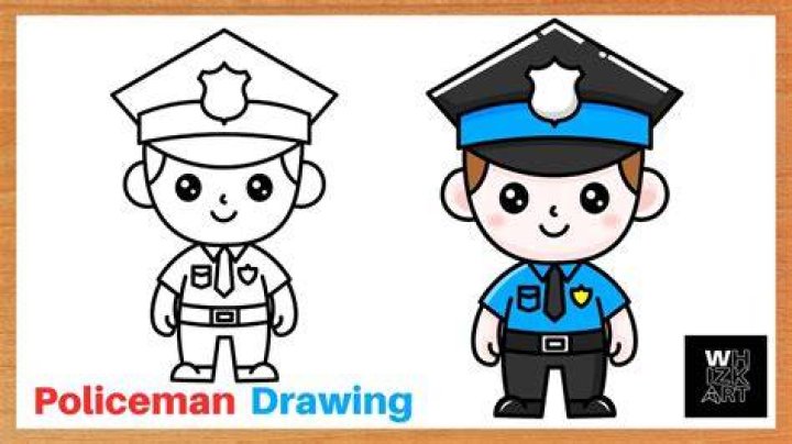How to Draw a Police Officer Easy