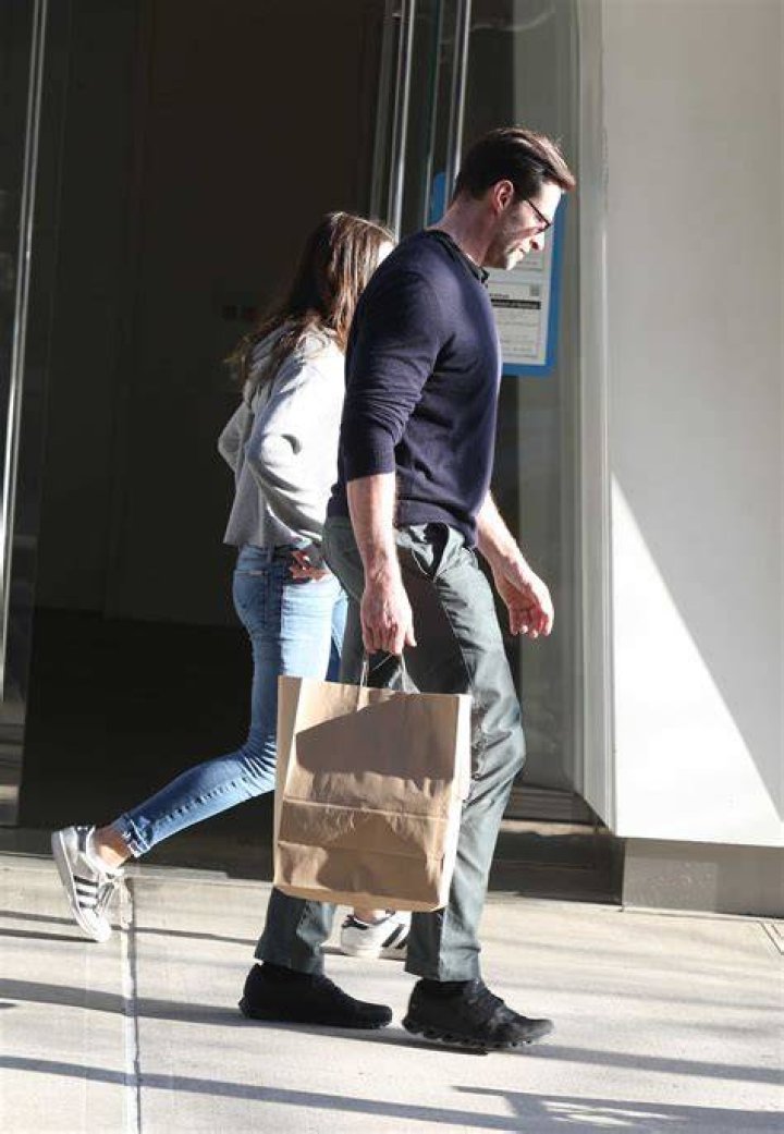 Hugh Jackman Out Shopping with His Daughter Ava in the West Village in