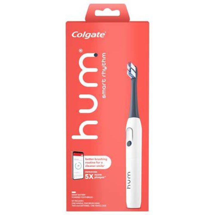 Hum by Colgate Smart Rhythm Sonic Adult Toothbrush Kit, BatteryPowered