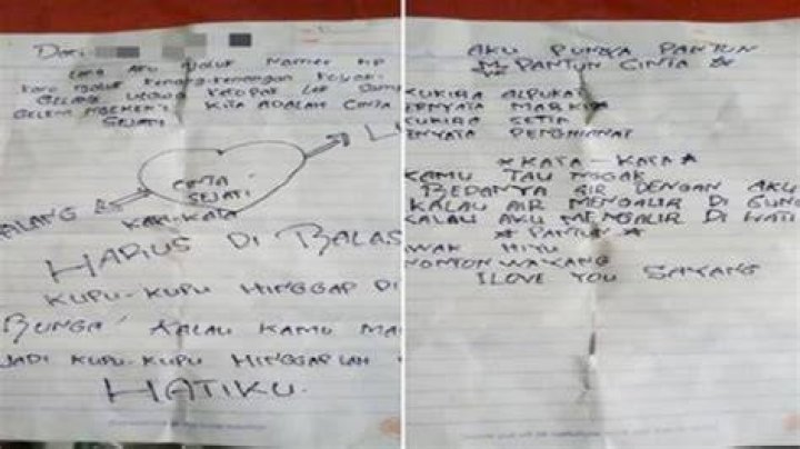 ISI LENGKAP Surat Cinta Anak SD Yang Viral di Twitter Uncensored Dan