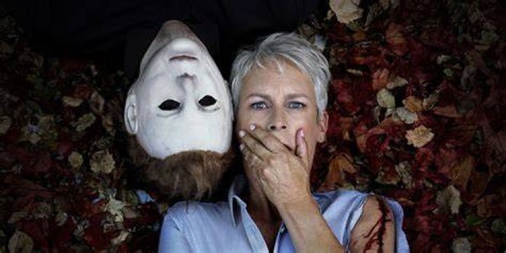Jaime Lee Curtis & Michael Myers Michael myers, Halloween film, John