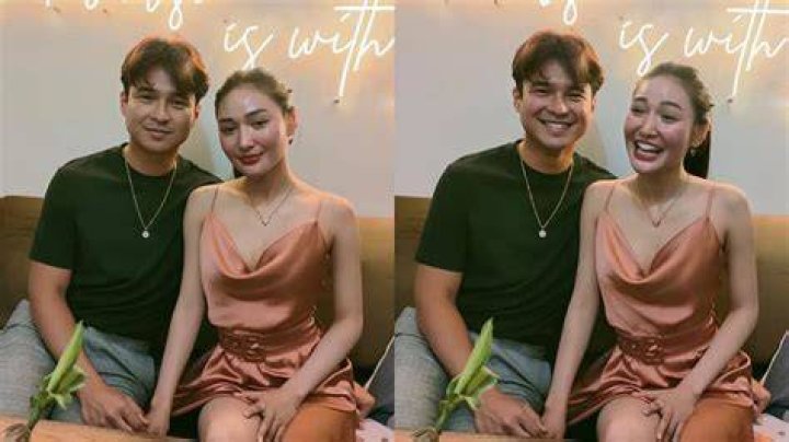 Jerome Ponce and Sachzna Laparan celebrate anniversary