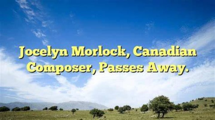 Jocelyn Morlock Obituary And Death News, How Did She Die?