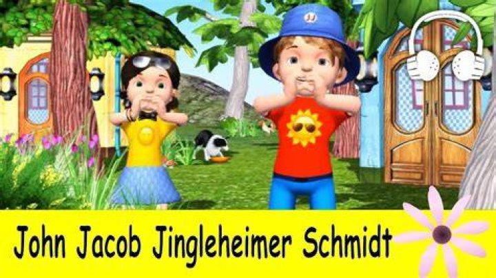John Jacob Jingleheimer Schmidt Children's Nursery Rhyme With Lyrics