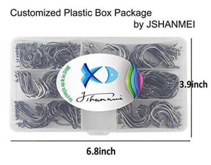 JSHANMEI 150pcs/box 7384 2X Strong Custom Offset Sport