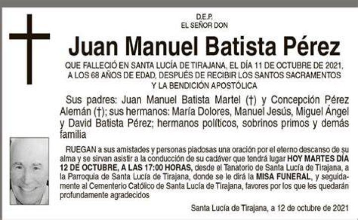 Juan Manuel Batista P&eacute;rez Canarias7