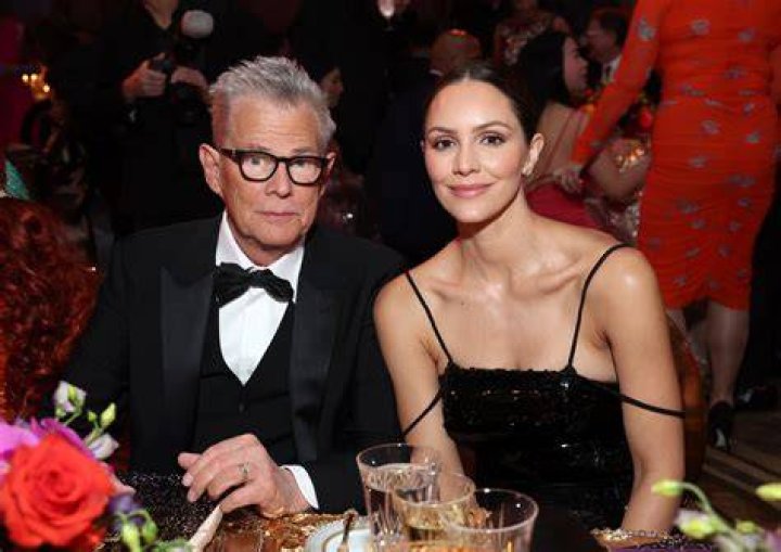 Katharine McPhee joins fiancé David Foster for romantic dinner date in