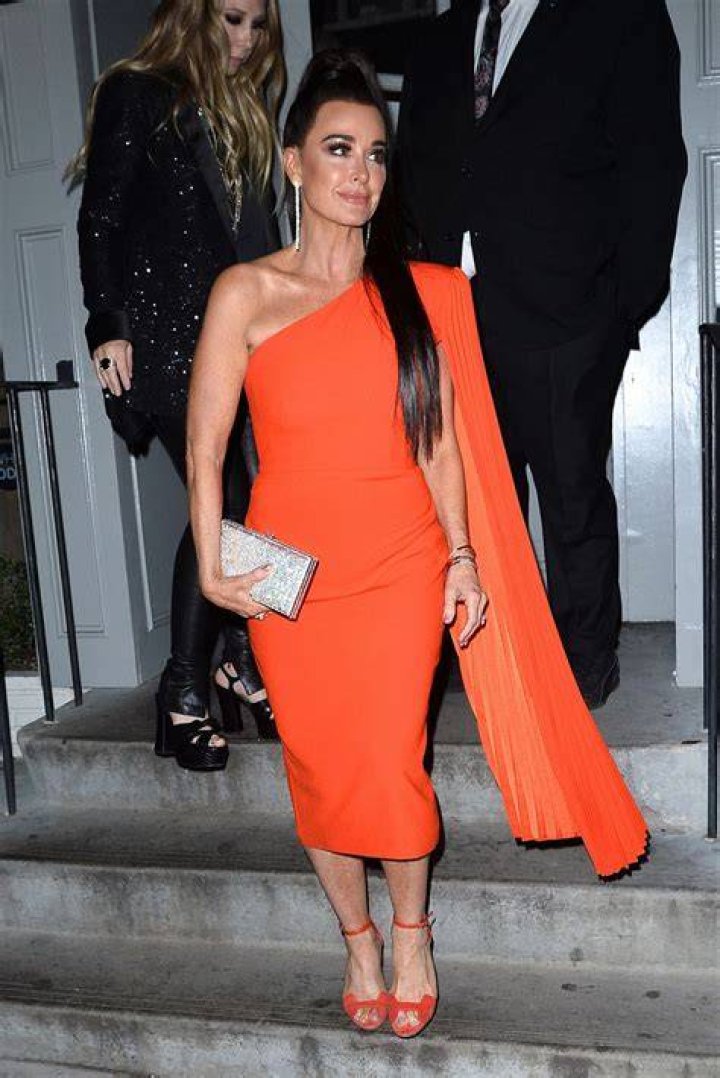 KYLE RICHARDS Arrives at The Real Housewives of Beverly Hills in West
