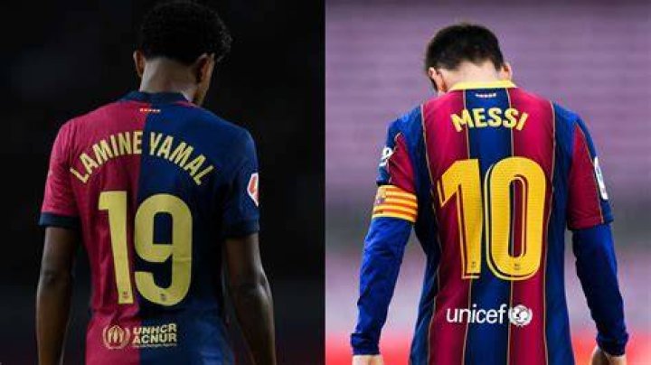 Lamine Yamal Photos of Lionel Messi bathing Spain wonderkid as a baby