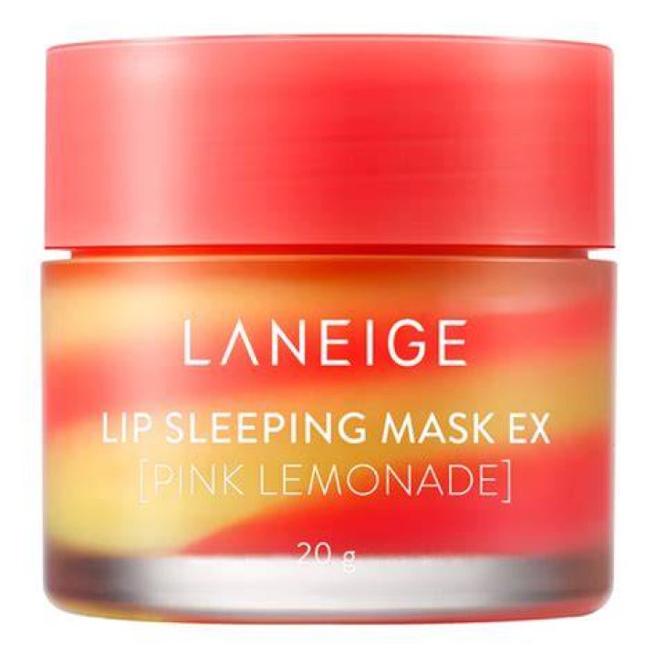 laneige lip mask pink lemonade swirl in 2023 Laneige lip sleeping