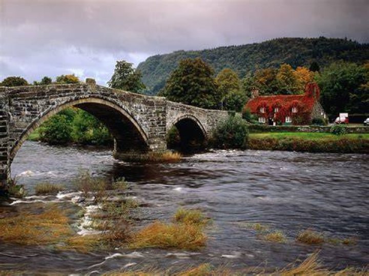 Llanrwst Bridge Stock Photos Architecture Landmarks Pictures