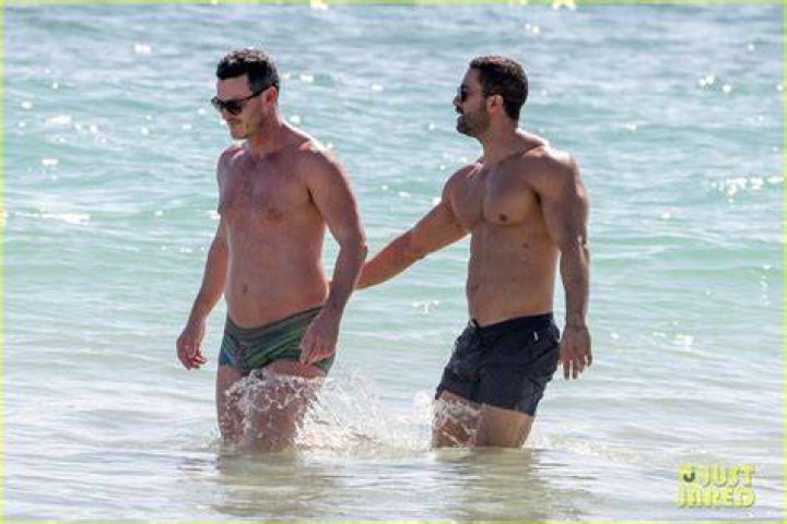 Luke Evans & Boyfriend Victor Turpin Bare Their Shirtless Bodies, Look
