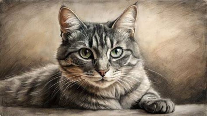 Masterful Cat Sketch: Capturing The Grace Of A Seated Feline
