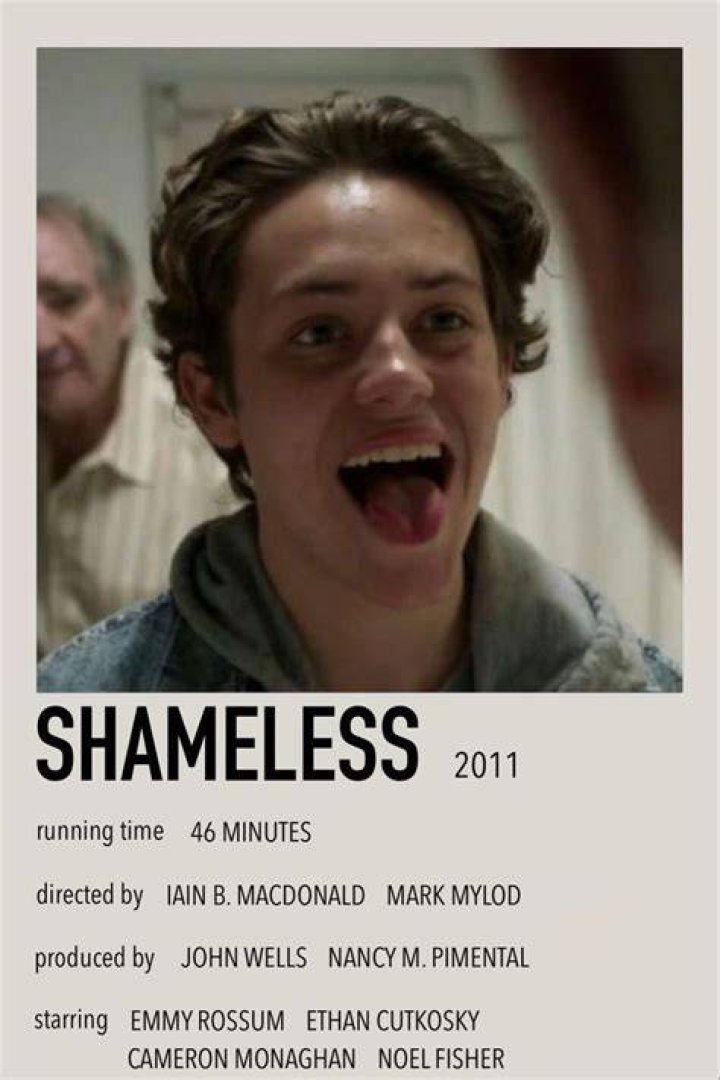Minimalistic Shameless Character Poster Shameless Characters, Shameless
