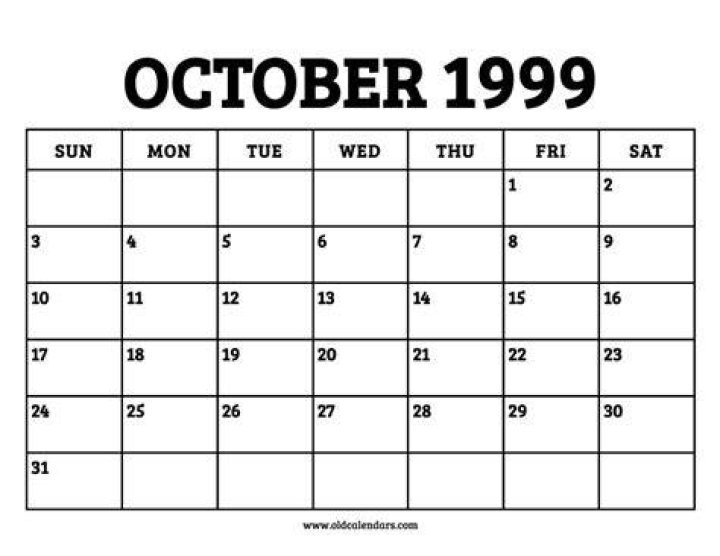 October 1999