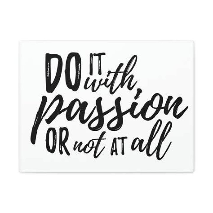Passion Success Inspirational Quote Wall Sticker